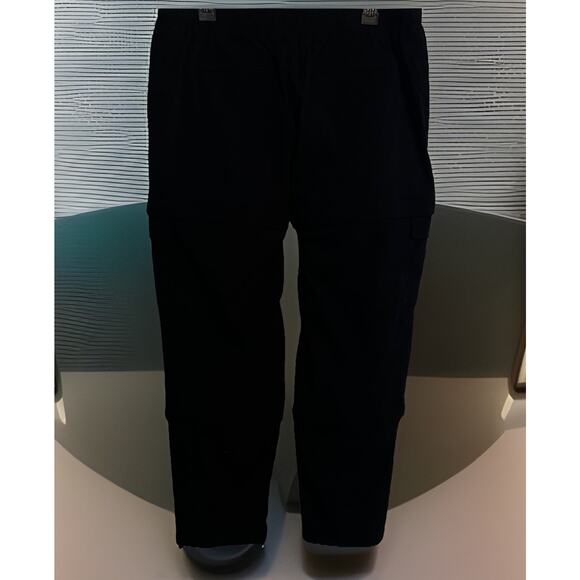 Athleta Hiking Pants Zip Off Legs Nylon Women Black Size 16 Utility Work Cargo - Picture 7 of 10